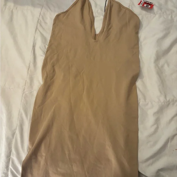 Free People Intimately Beige Lingerie Slip NWT - Picture 3 of 7